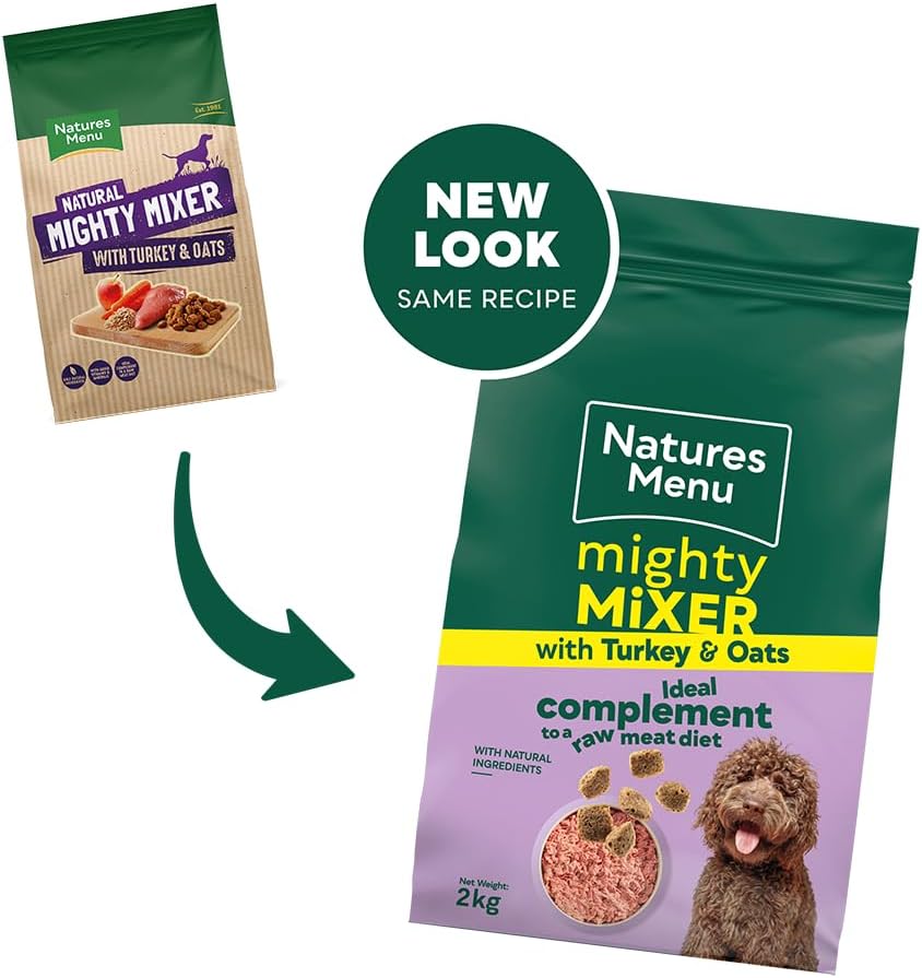 Natures Menu Mighty Mixer Turkey & Oats Dry Dog Food