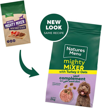 Natures Menu Mighty Mixer Turkey & Oats Dry Dog Food