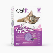 Catit Go Natural Lavender Pea Husk Clumping Cat Litter
