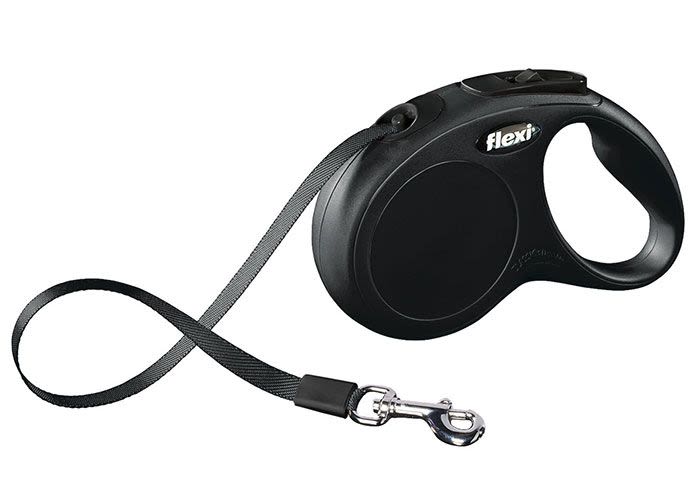 Flexi New Classic Tape Black 15kg Dog Lead - Small