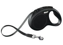 Flexi New Classic Tape Black 15kg Dog Lead - Small