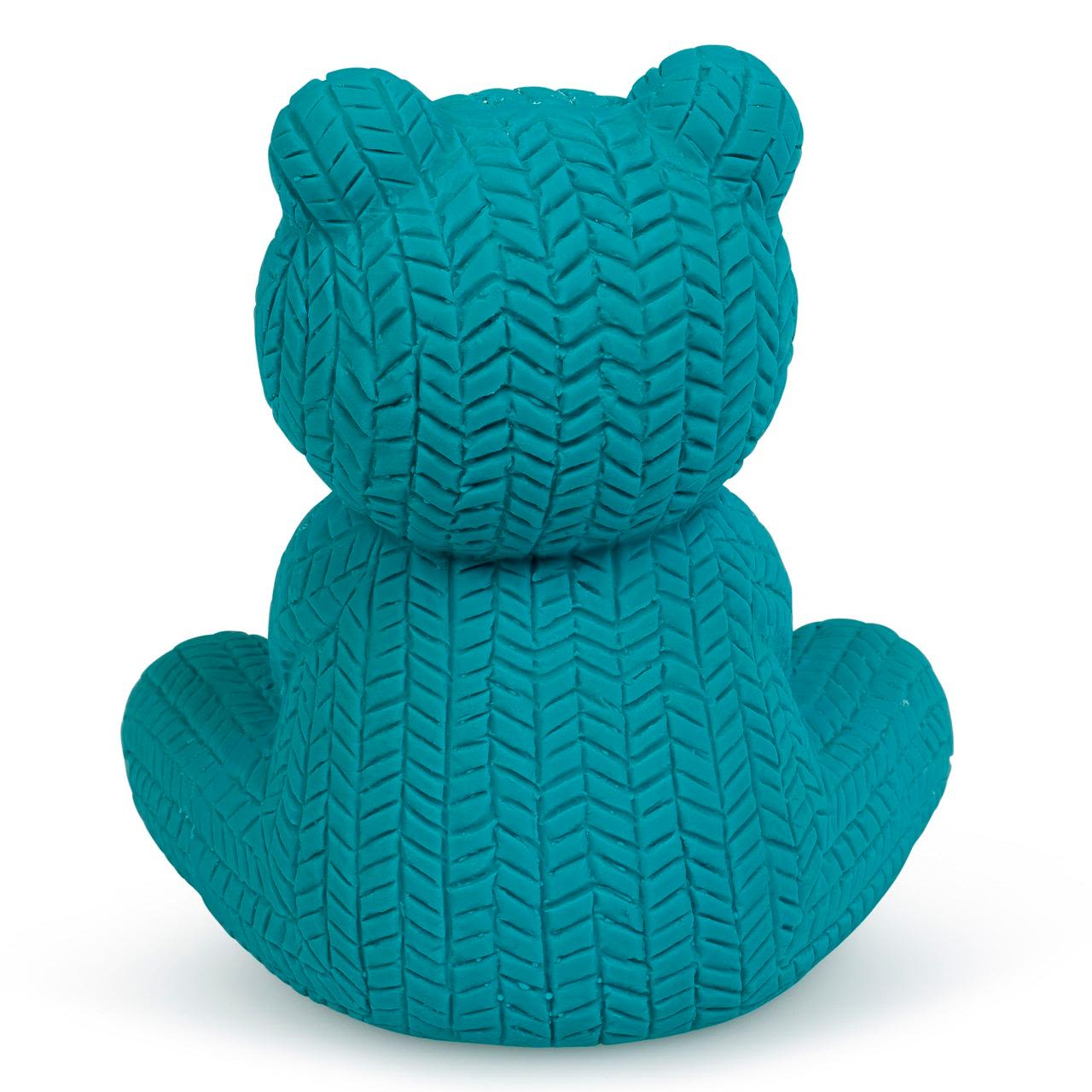 Little Petface Latex Teddy Bear Puppy Dog Toy in Blue