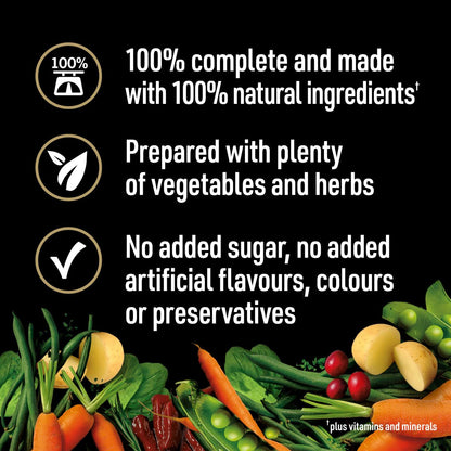 CESAR NATURAL GOODNESS Grain Free Wet dog Food Tins Mixed in Loaf