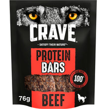 Crave Natural Grain Free Protein Bar Grain Adult Dog Treat Beef