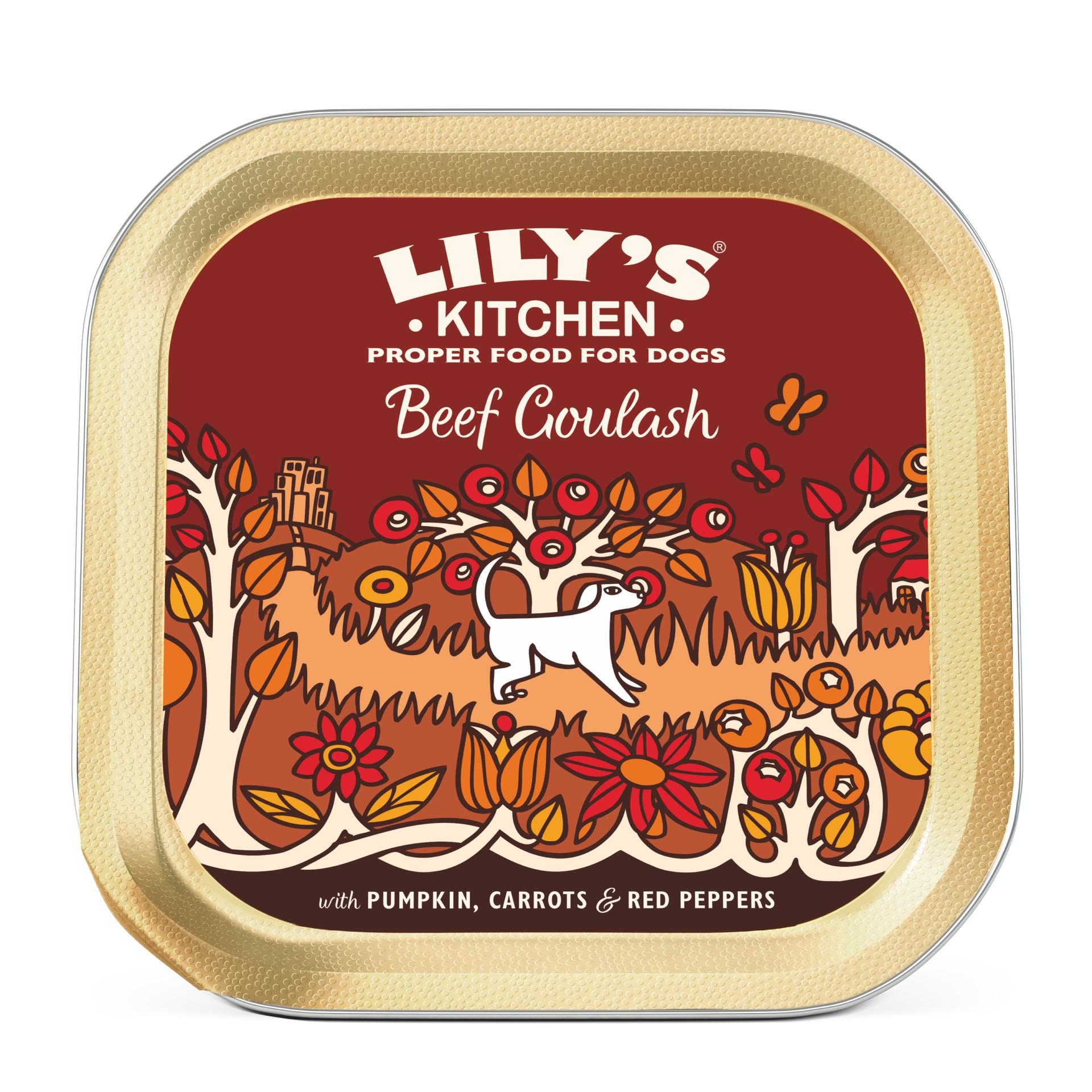 Lily's Kitchen Lily'S Kitchen Goulash For Dogs Beef Adult Wet Dog Food pet food packaging