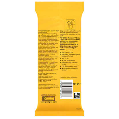 Pedigree Dentastix Daily Adult Large Dog Treats