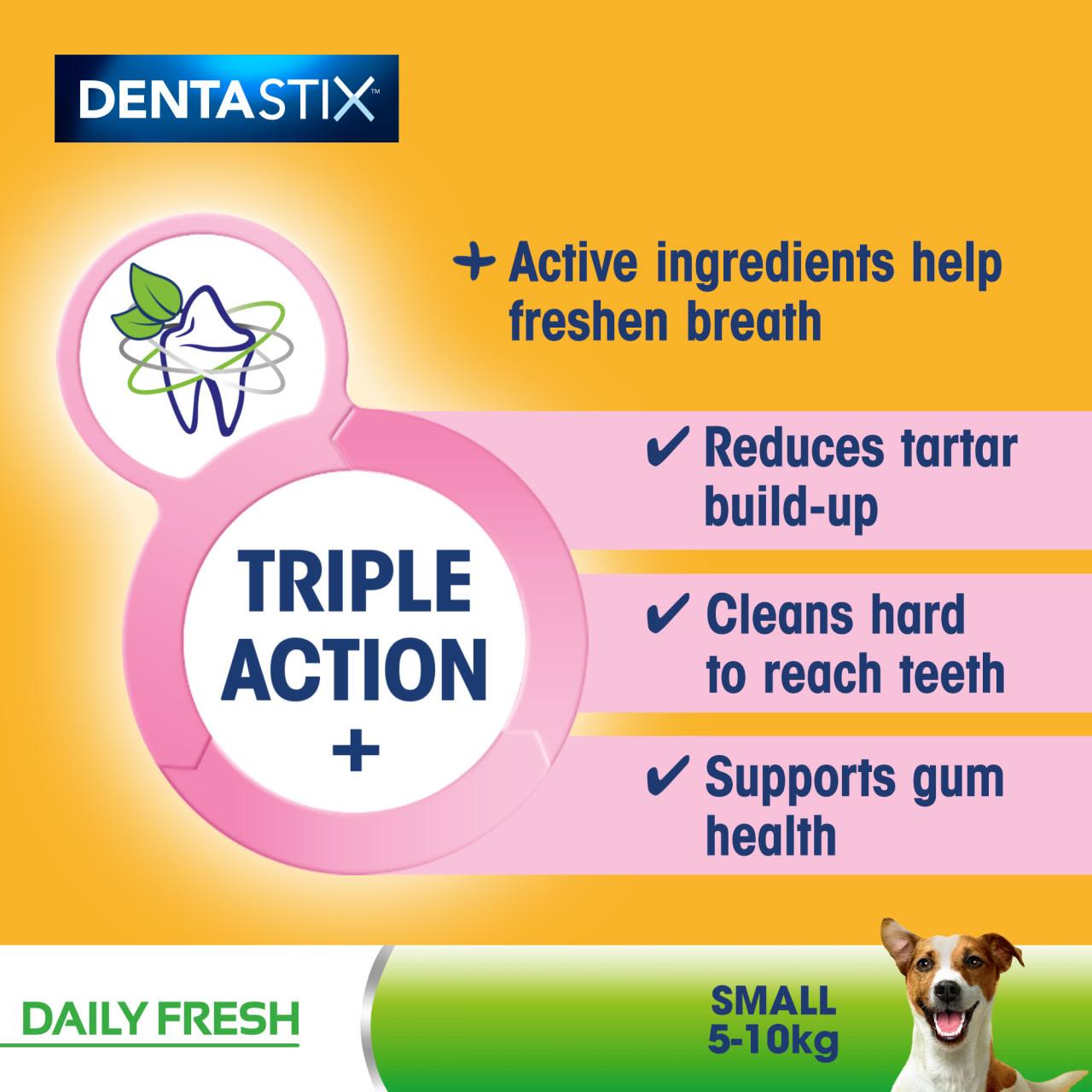 Pedigree Dentastix Fresh Daily Dental Chews Small Dog Treat