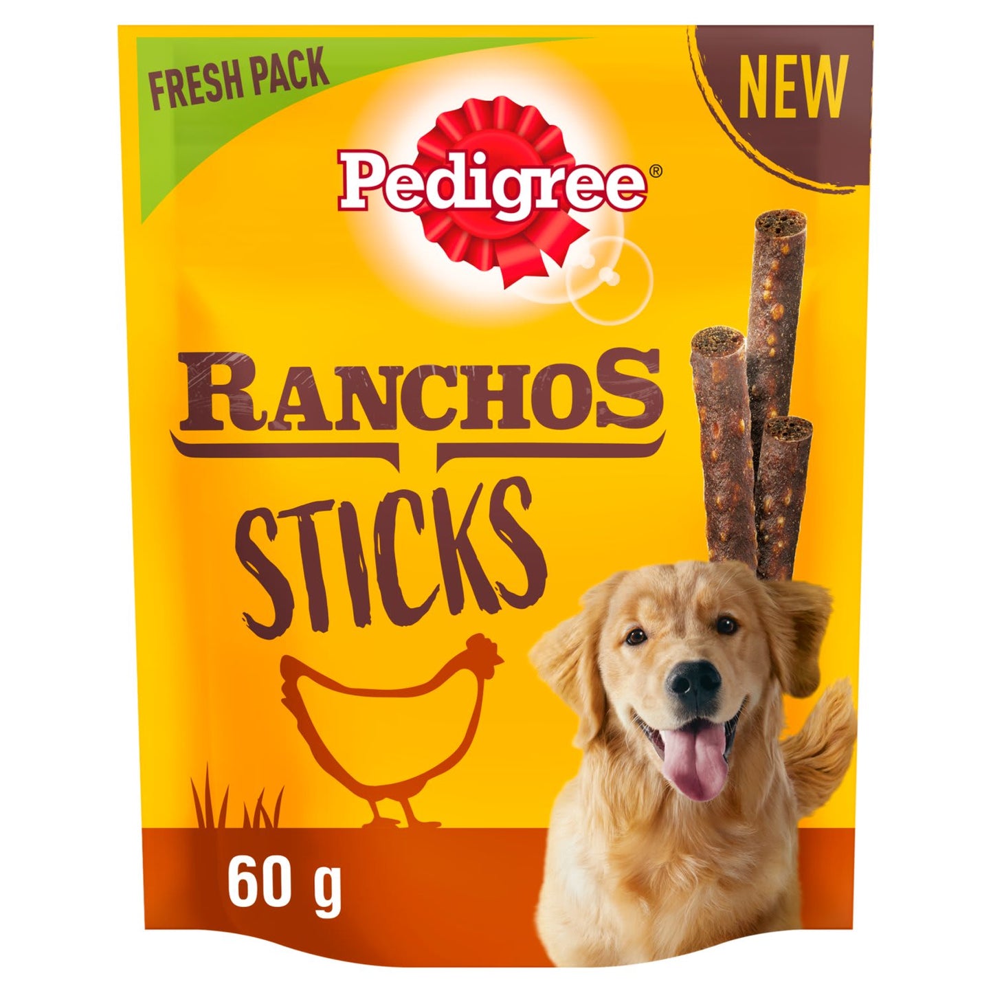 Pedigree Ranchos Adult Dog Treats Chicken Liver Sticks