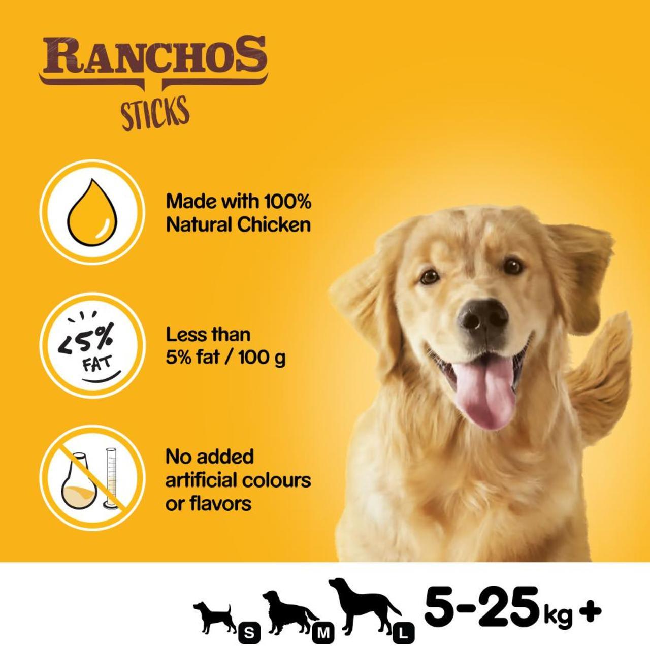 Pedigree Ranchos Adult Dog Treats Chicken Liver Sticks