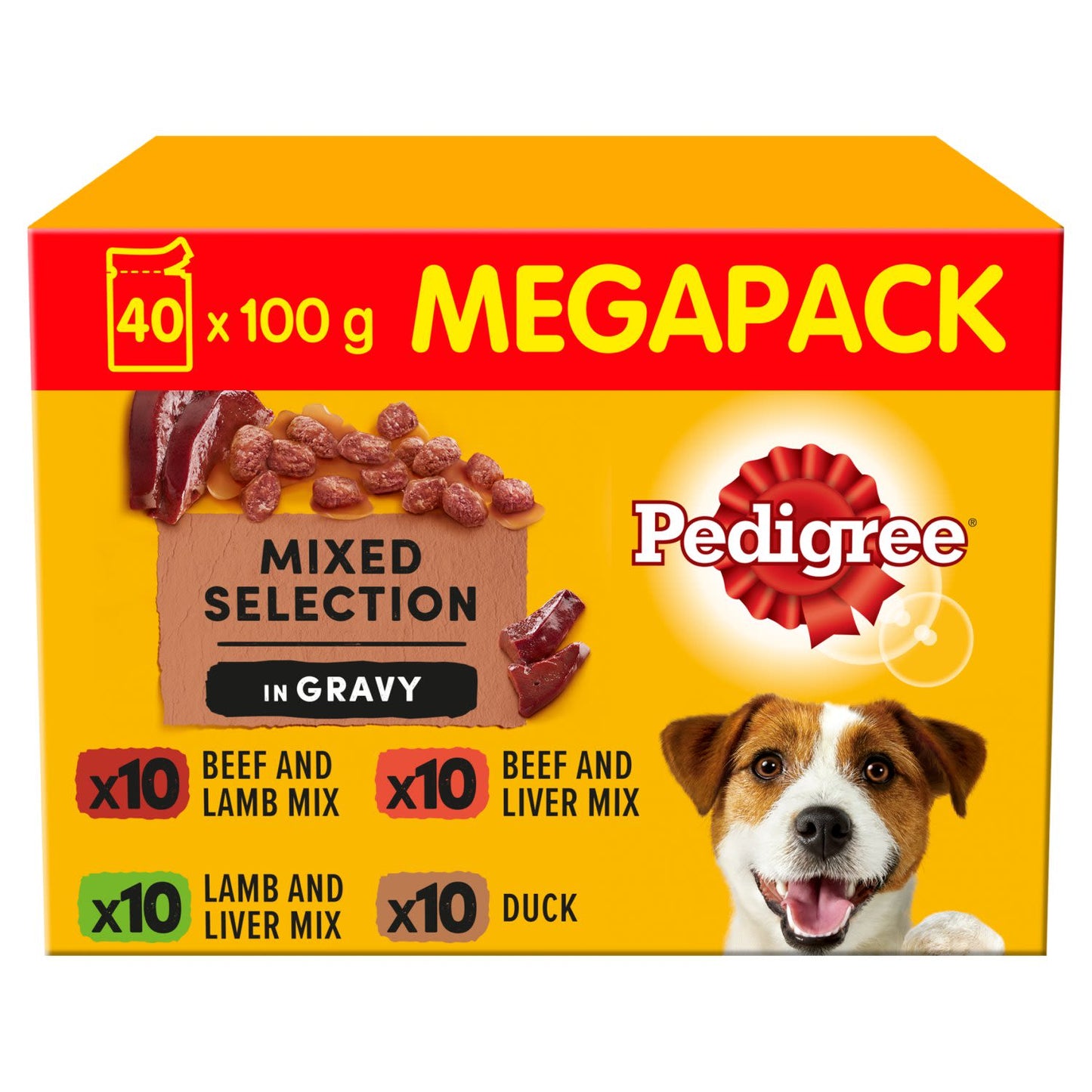 Pedigree Adult Wet Dog Food Pouches Farmers Selection in Gravy
