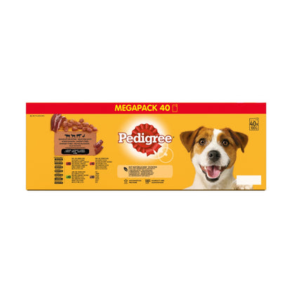 Pedigree Adult Wet Dog Food Pouches Farmers Selection in Gravy