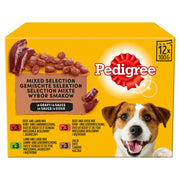 Pedigree Adult Wet Dog Food Pouches Mixed in Gravy