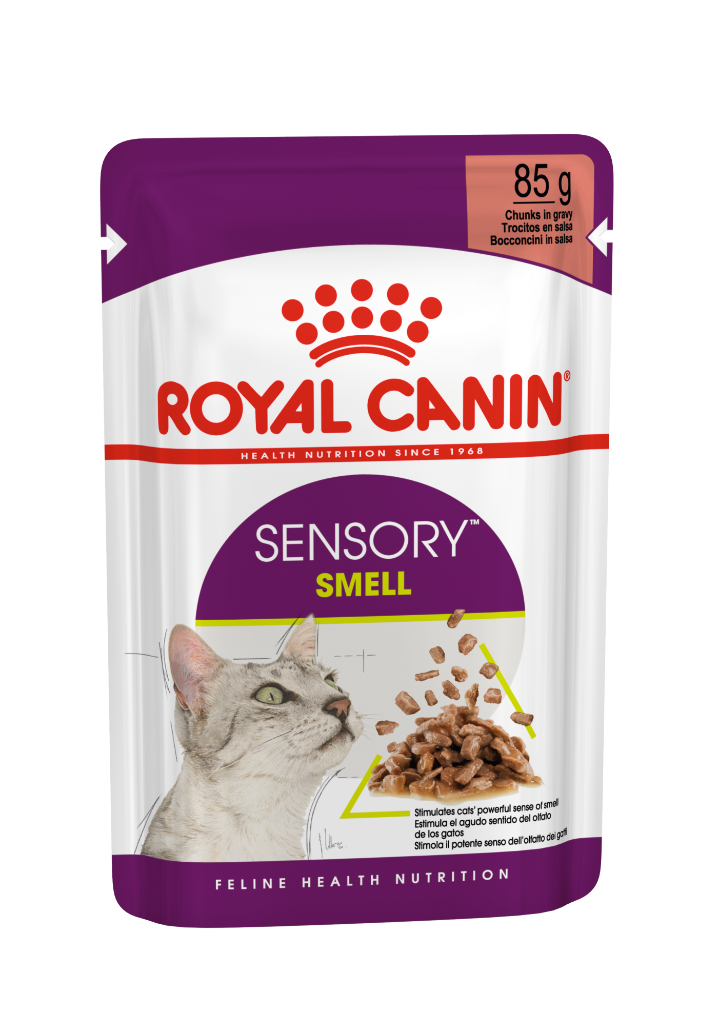 Royal Canin Royal Canin Sensory Smell Adult Wet Cat Food pet food packaging