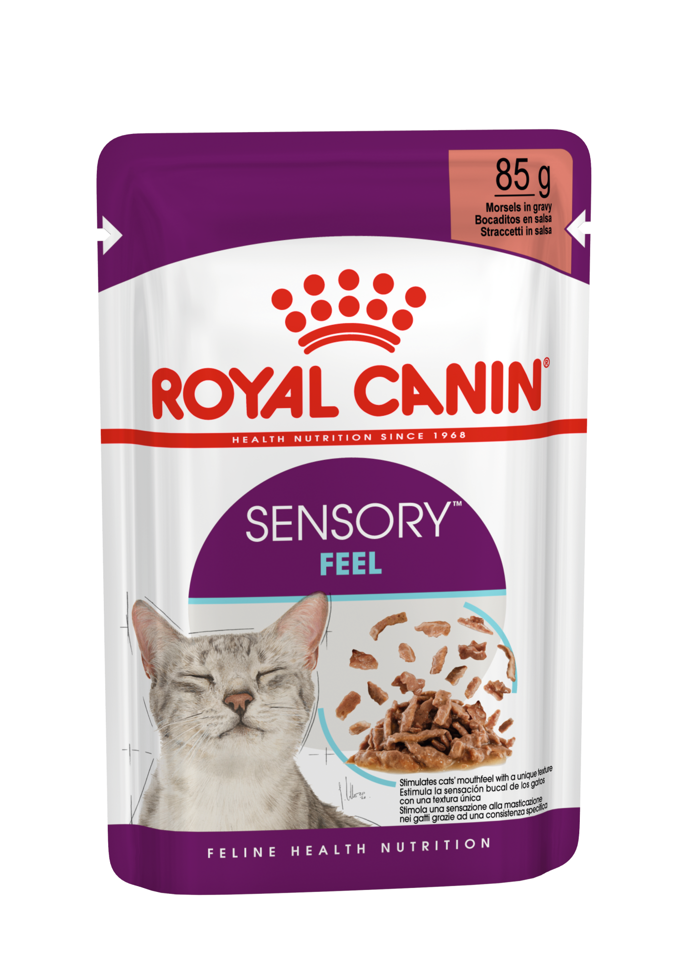 Royal Canin Royal Canin Sensory Feel Adult Wet Cat Food pet food packaging