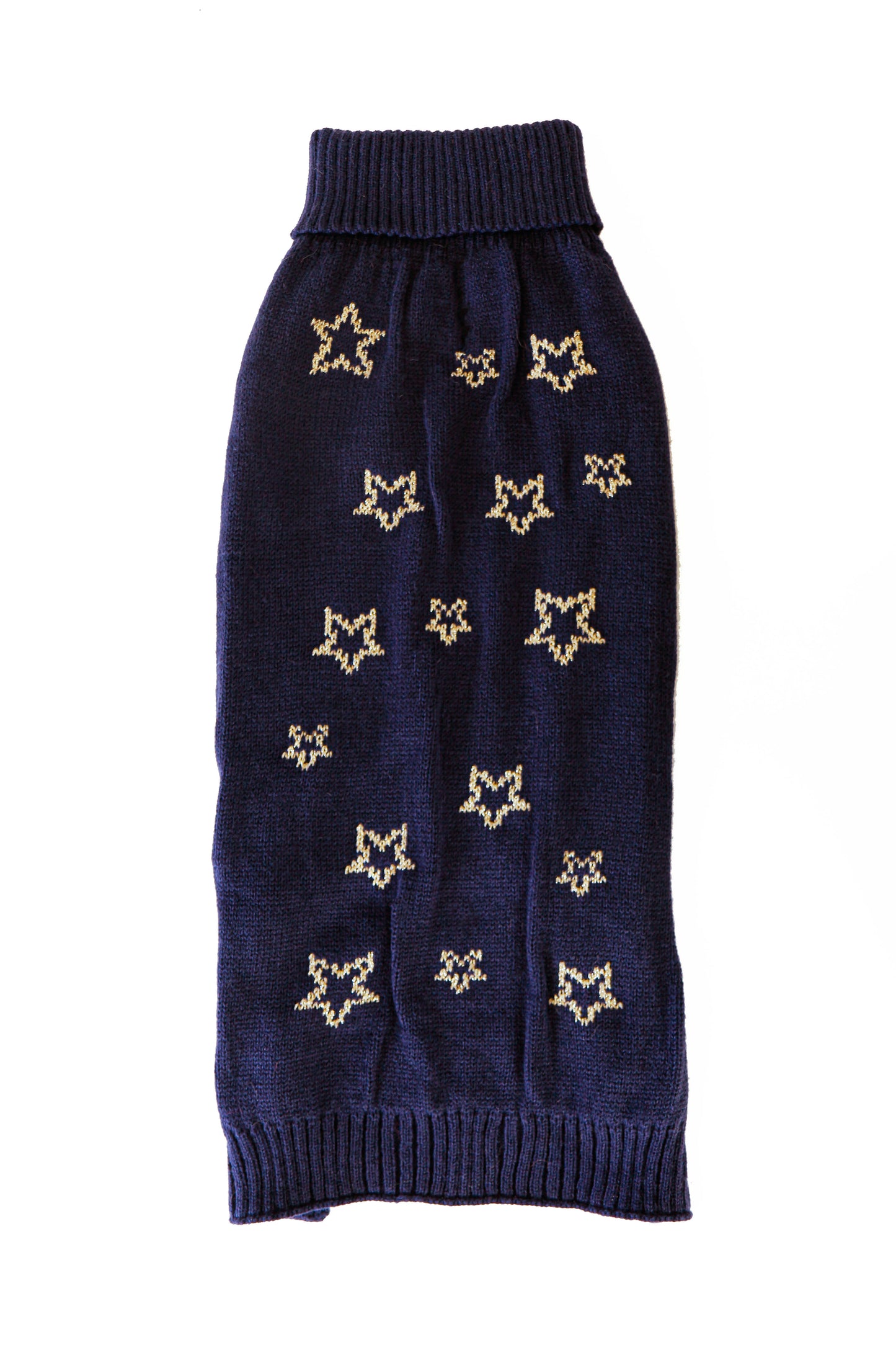 Starry Nights Gold Star Print Dog Jumper