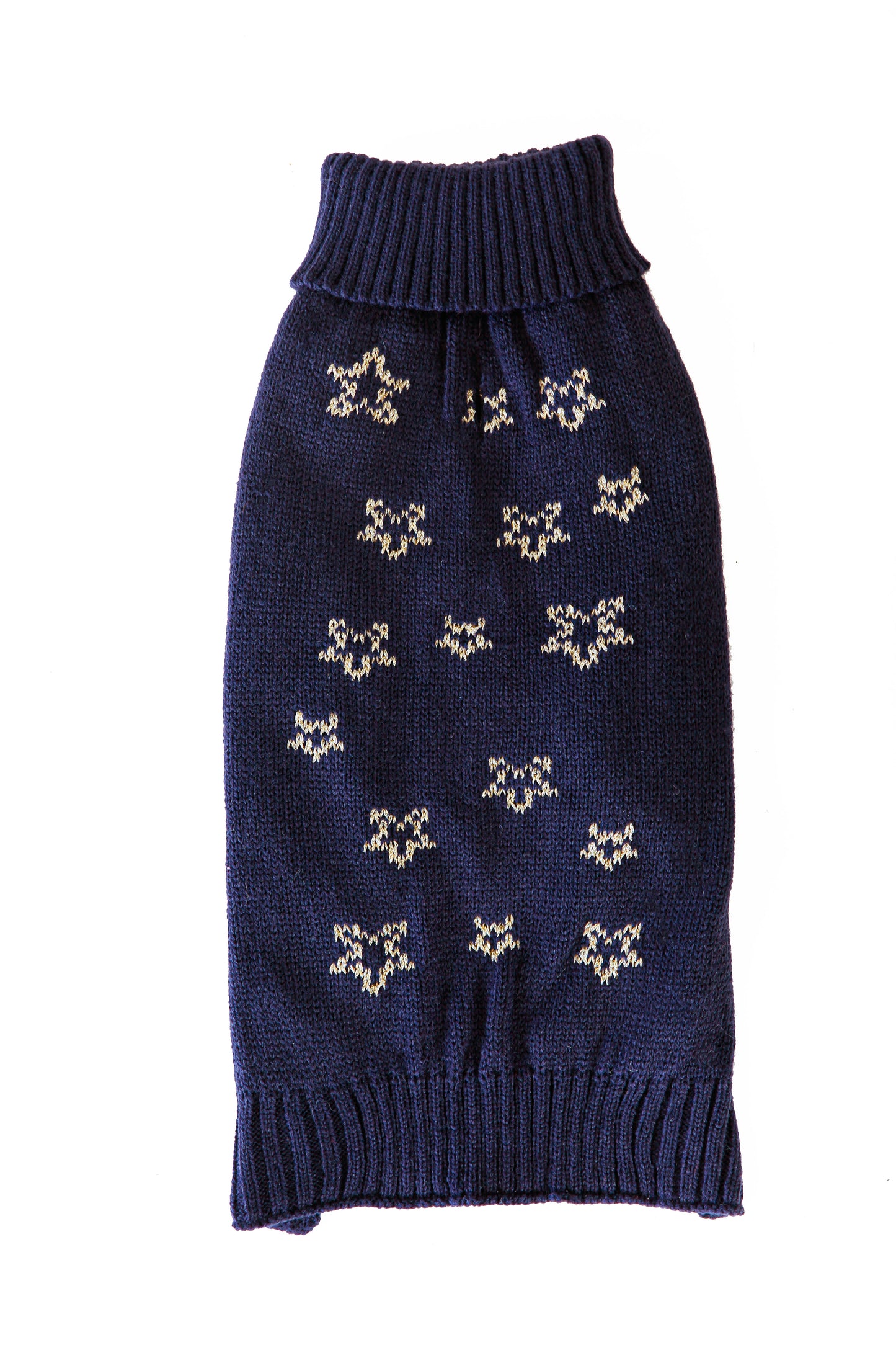 Starry Nights Gold Star Print Dog Jumper