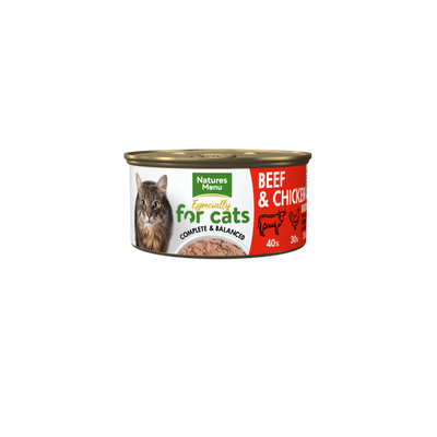 Natures menu Natures Menu Pate Beef Chicken Adult Wet Cat pet food packaging