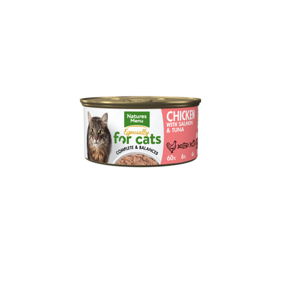 Natures menu Natures Menu Pate Chicken Salmon Tuna Adult pet food packaging