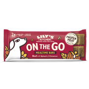 Lily's Kitchen On The Go Mealtime Bars Dog Treats - Beef with Spinach & Cinnamon