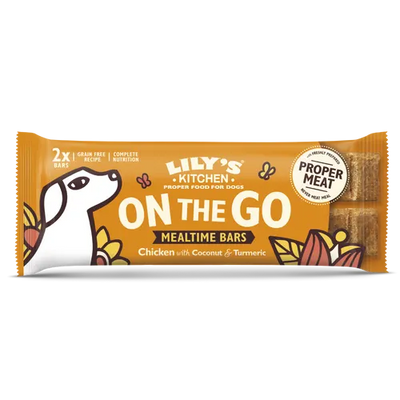 Lily's Kitchen Lily'S Kitchen On The Go Bar Chicken Adult pet food packaging
