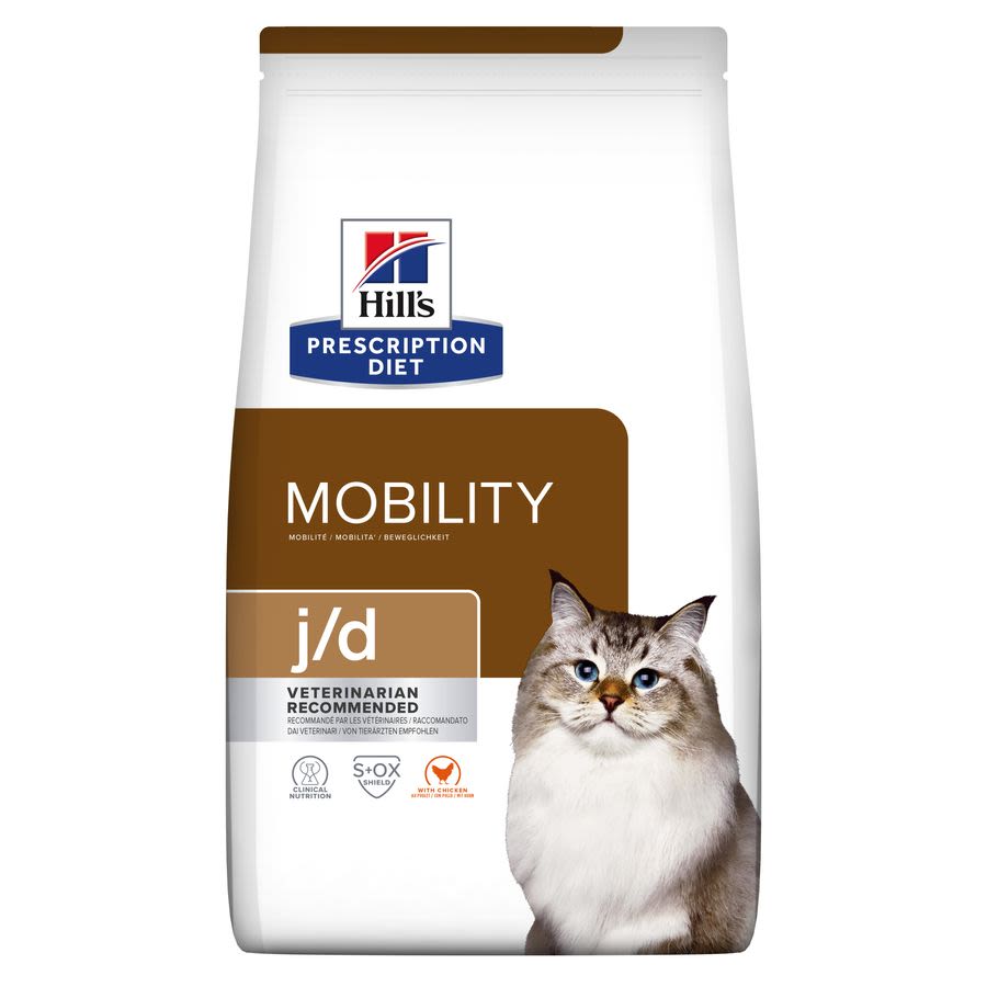 Hill's Hill'S Prescription Joint Care Chicken Adult Dry Cat Food pet food packaging