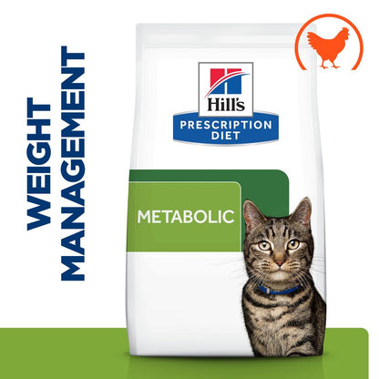 Hill's Prescription Diet Metabolic Weight Management Dry Cat Food with Chicken