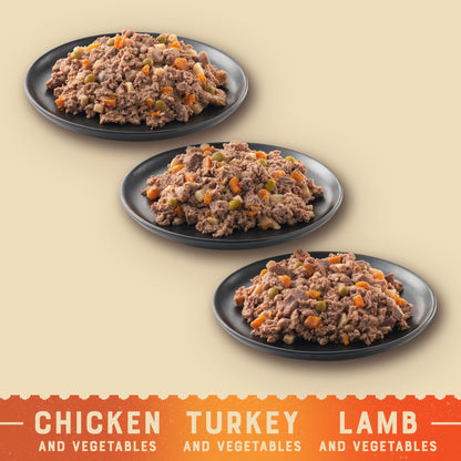 James Wellbeloved Grain Free Adult Wet Dog Food Tins Turkey, Lamb & Chicken in Loaf
