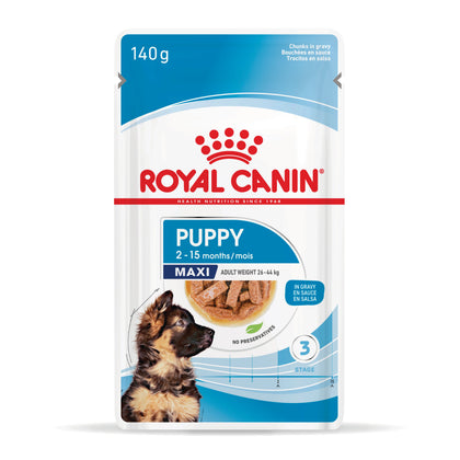 Royal Canin Maxi Puppy Wet Dog Food - Chunks in Gravy