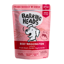 Barking Heads Waggington Adult Wet Dog Food in Pouches - Beef