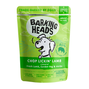 Barking Heads Chop Lickin Adult Wet Dog Food in Pouches - Lamb