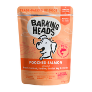 Barking Heads Pooched Adult Wet Dog Food in Pouches - Salmon & Sardine