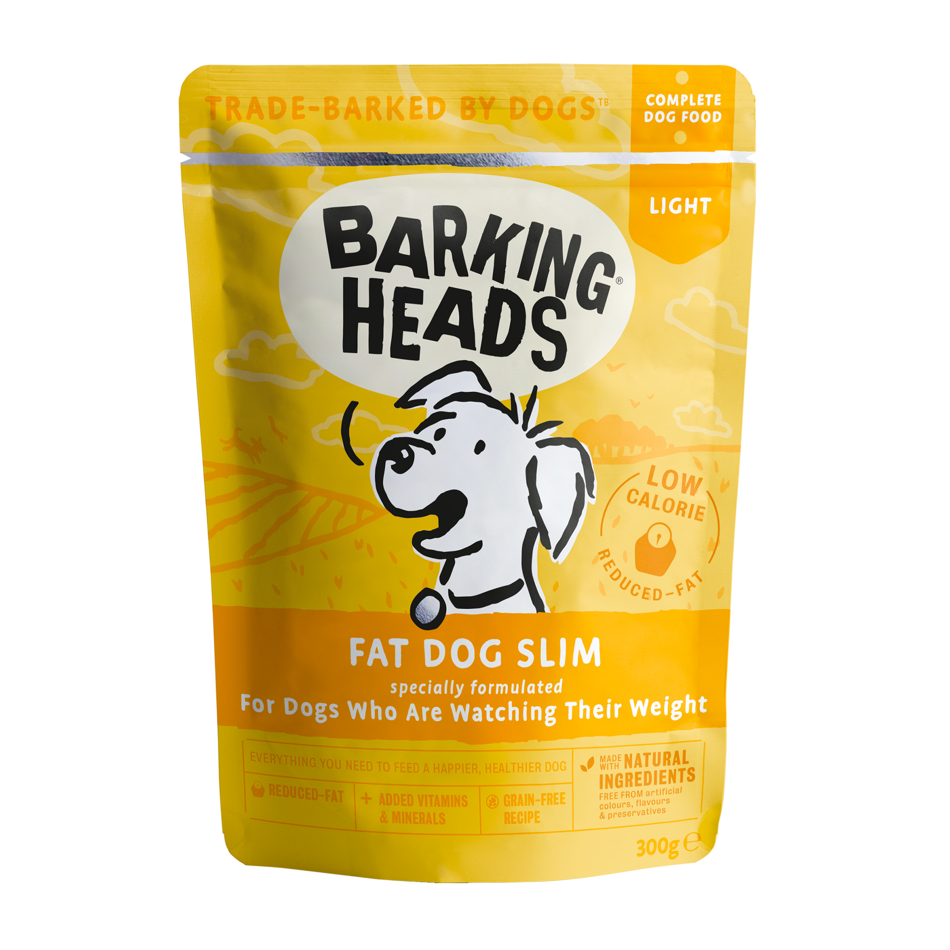 Barking heads Barking Heads Fat Slim Chicken Adult Wet Dog Food pet food packaging