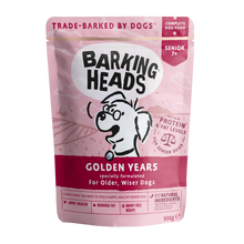 Barking Heads Golden Years Senior 7+ Wet Dog Food in Pouches - Chicken & Salmon