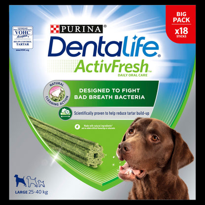 Dentalife ActivFresh Dental Chew Large Dog Treats