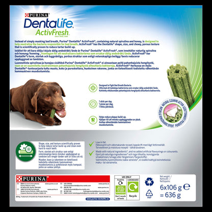 Dentalife ActivFresh Dental Chew Large Dog Treats