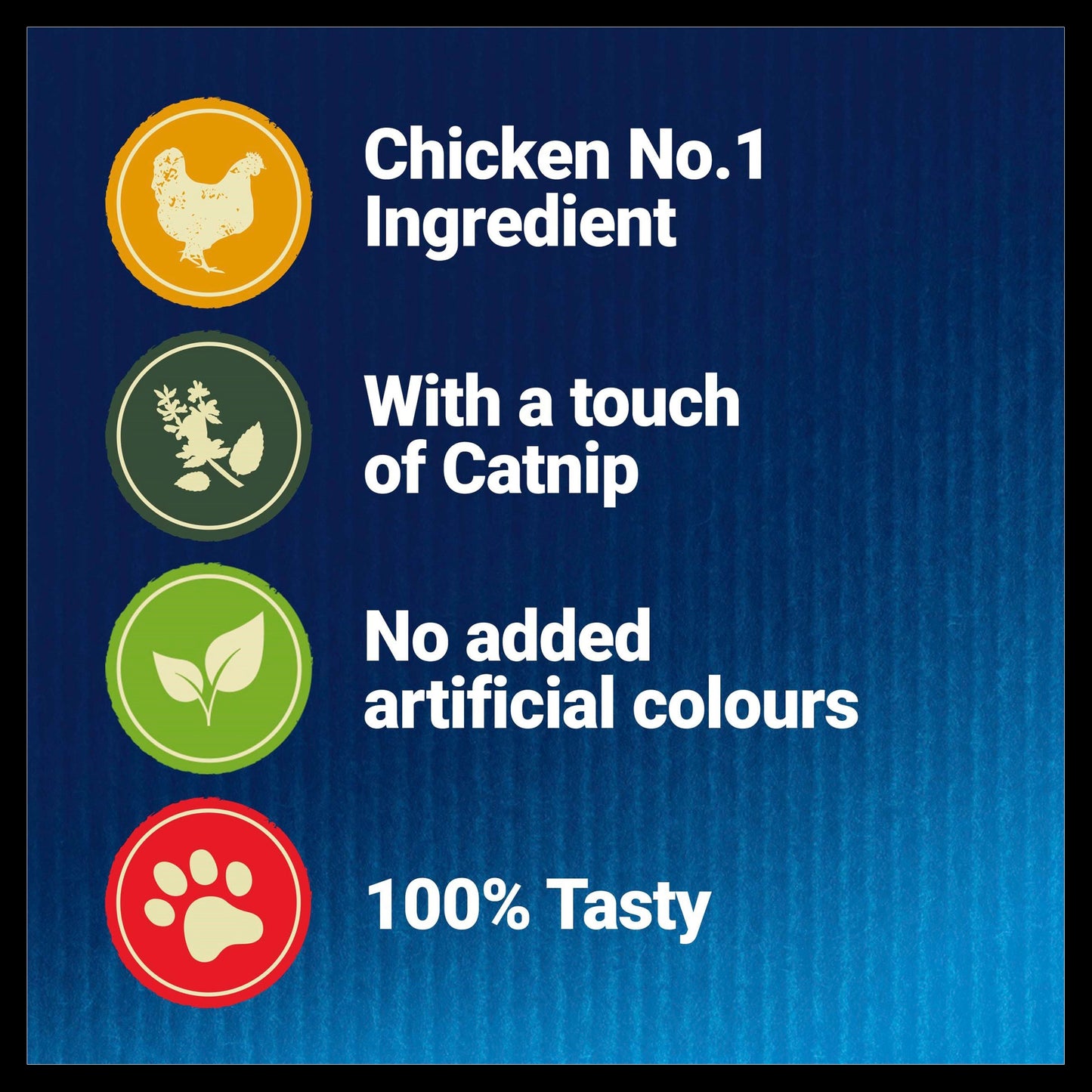 Felix Naturally Delicious Adult Cat Treats - Chicken & Catnip