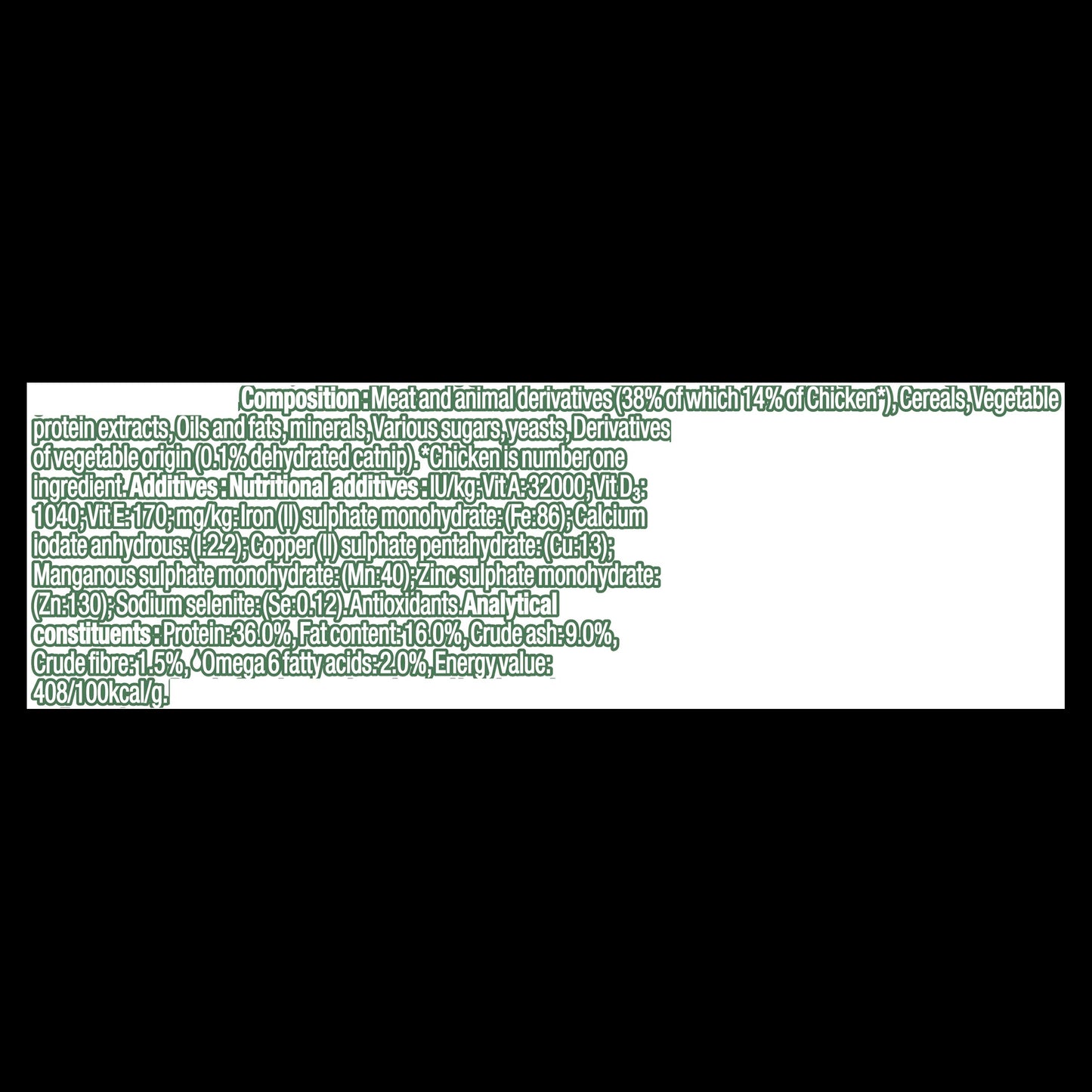 Felix Naturally Delicious Adult Cat Treats - Chicken & Catnip