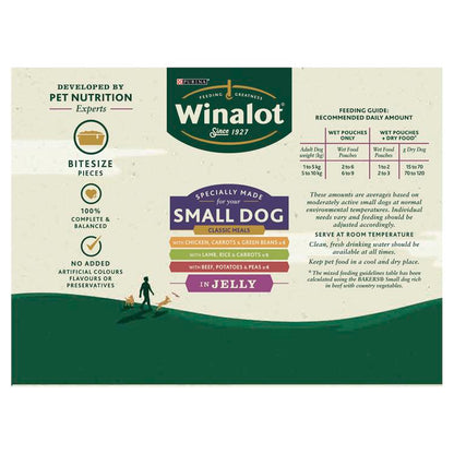 Winalot Small Adult Wet Dog Food - Mixed Selection in Jelly
