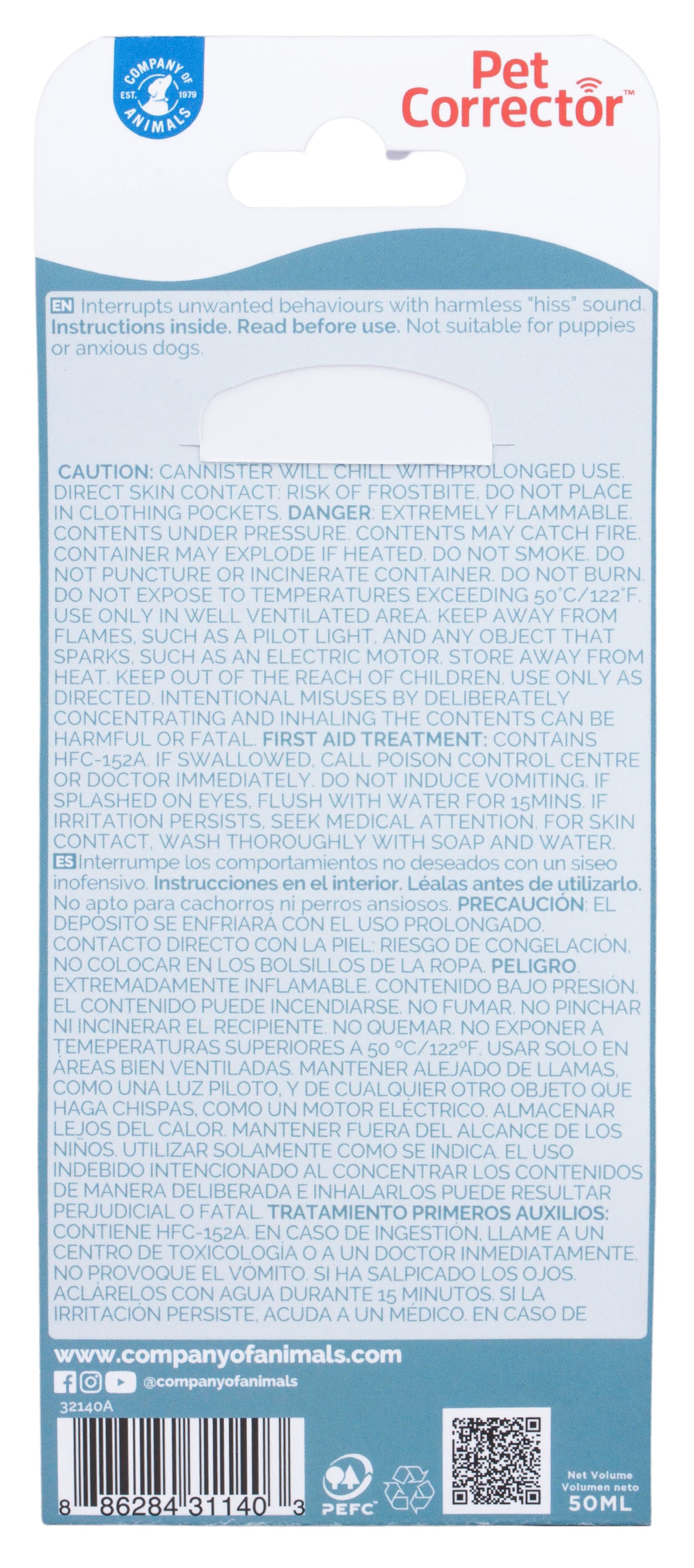 Company of Animals Pet Corrector Spray for Dog