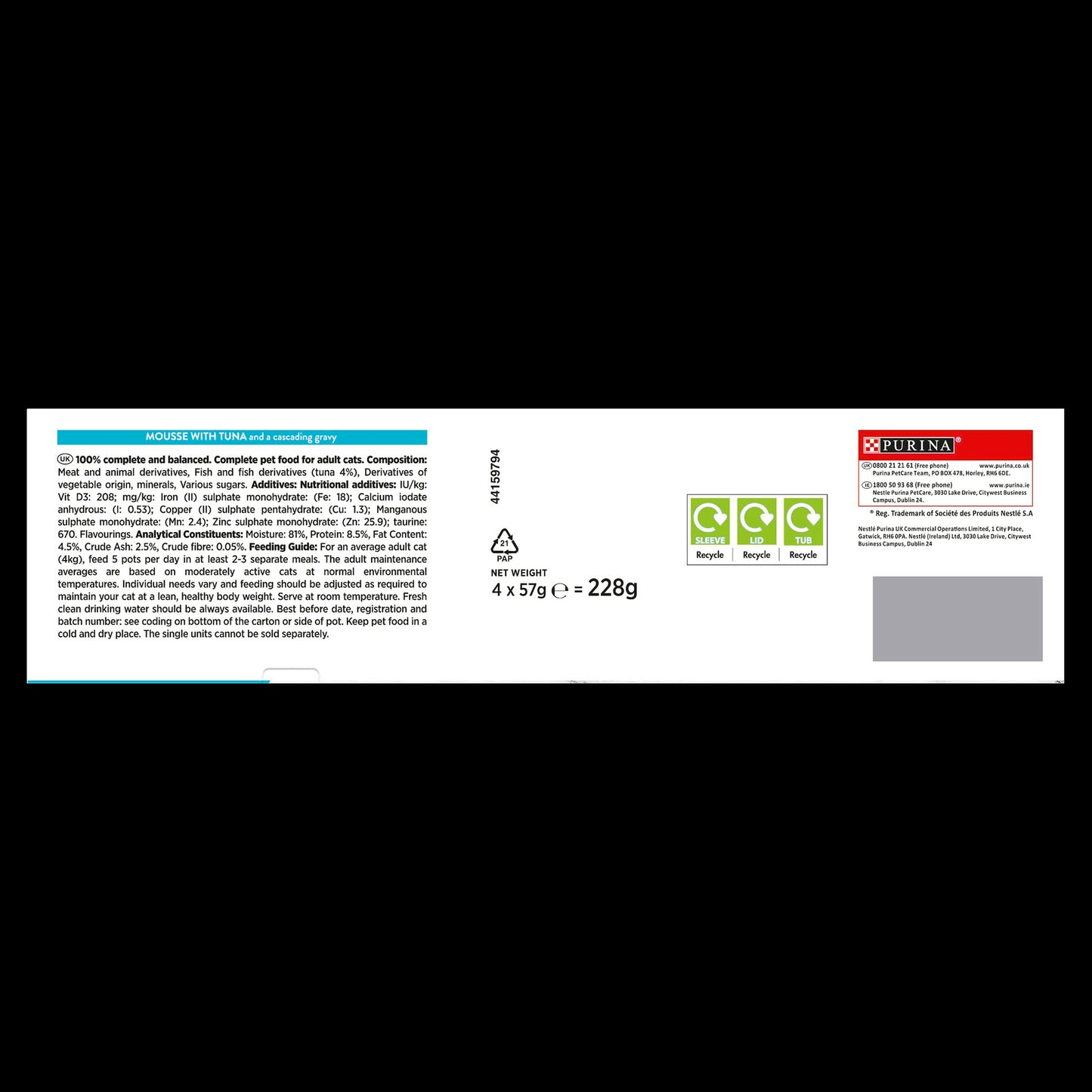 Gourmet Revelations Adult Wet Cat Food - Mousse with Tuna