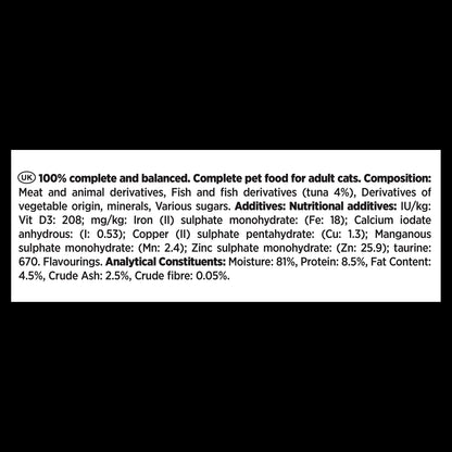 Gourmet Revelations Adult Wet Cat Food - Mousse with Tuna