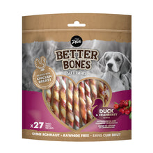 Zeus Better Bones Dog Treats - Duck & Cranberry Twist