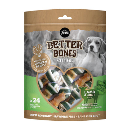 Zeus Better Bones Dog Treats - Lamb & Mint Wrap