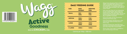 Wagg Active Goodness Adult Dry Dog Food - Chicken & Vegetables