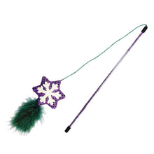 Happy Pet Christmas Gemstone Forest Snowflake Teaser Cat Toy