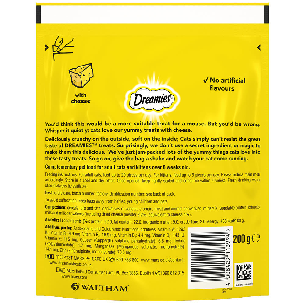 Dreamies Cat Treat Biscuits with Cheese Mega Pack
