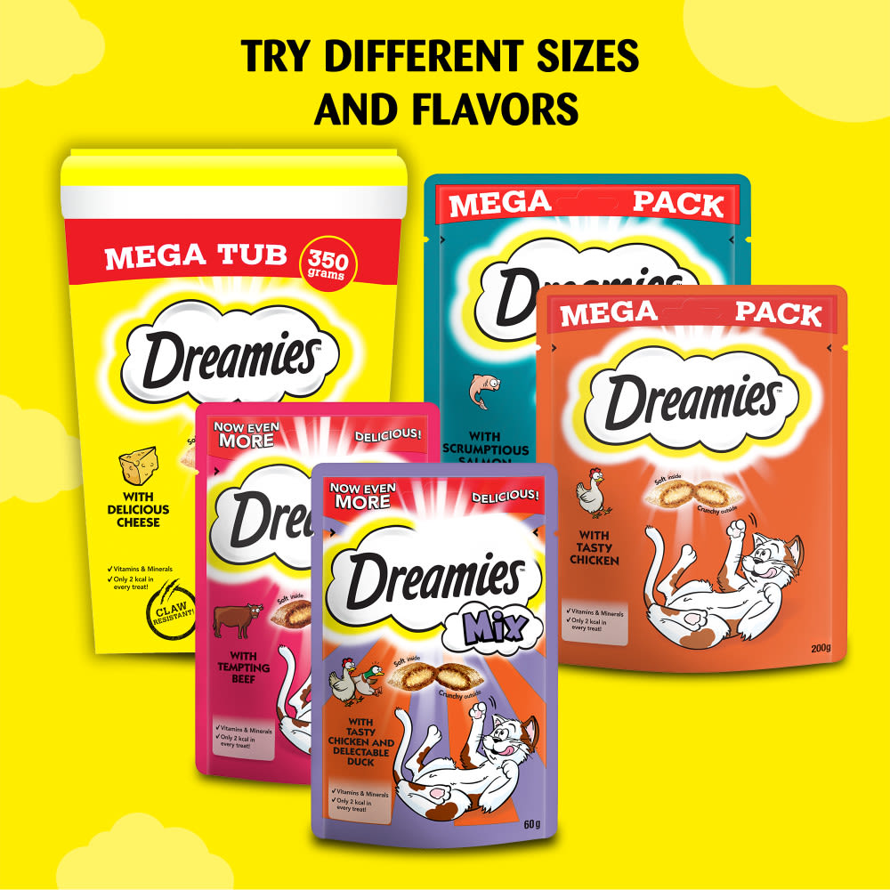 Dreamies Cat Treat Biscuits with Cheese Mega Pack