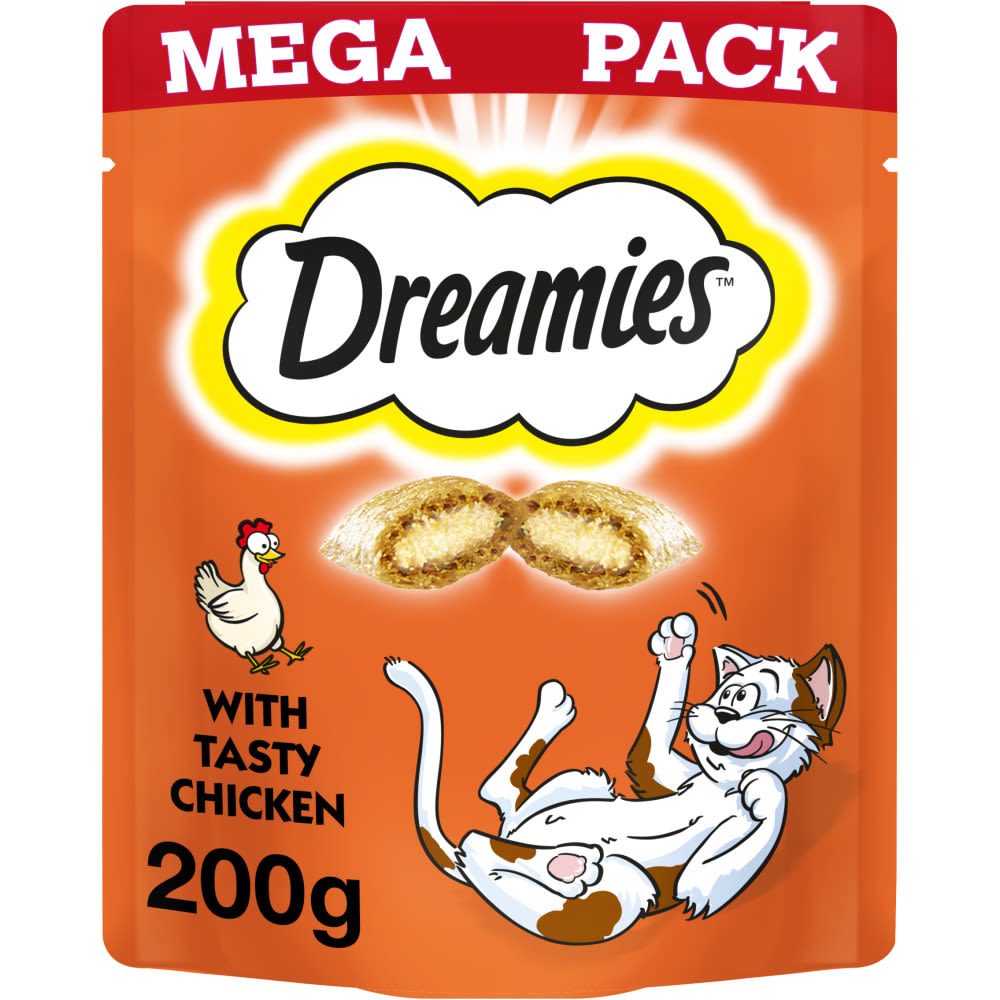 Dreamies Adult and Kitten Cat Treats - Chicken