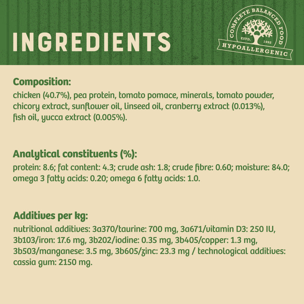 James Wellbeloved Grain Free Adult Cat Food Pouches Chicken in Jelly