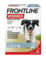 Frontline Wormer Flavoured Tablets for Dogs